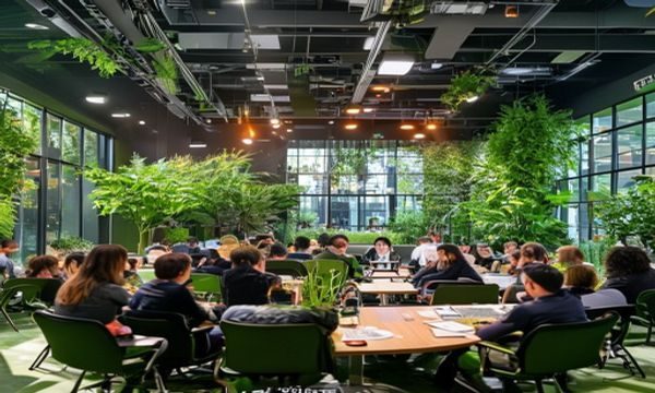 羞羞色漫2026夏季大更新发布会现场，编辑团队在绿意盎然的会议室内宣布新版本上线，氛围热烈专业